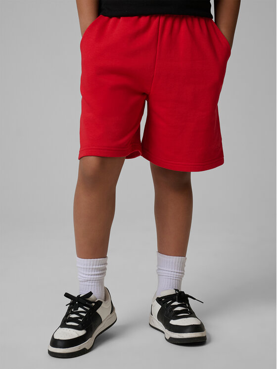 4F 4F Szorty sportowe BASIC+ Czerwony Regular Fit