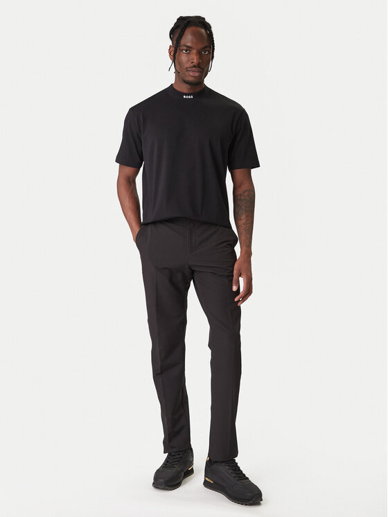 BOSS BOSS T-Shirt Tee Collar 50555527 Schwarz Regular Fit