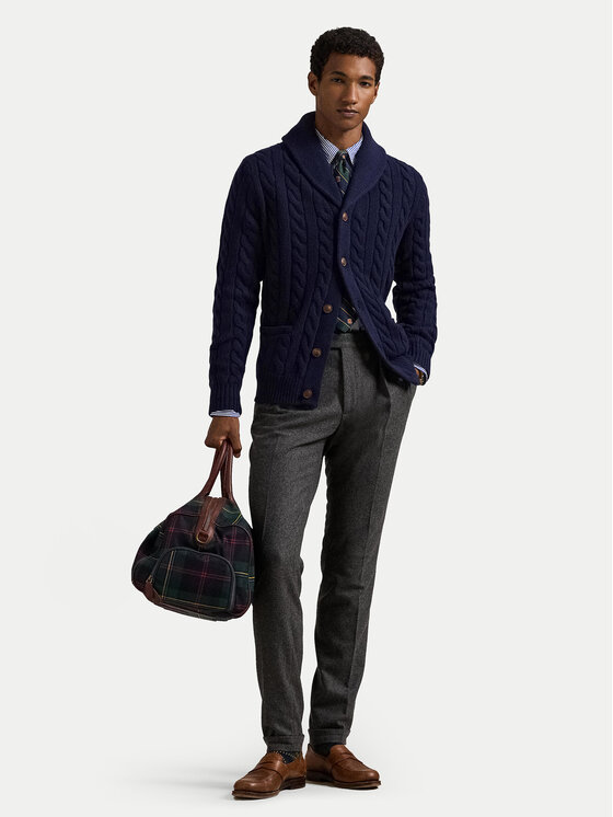 Polo Ralph Lauren Polo Ralph Lauren Kardigan 710956609001 Granatowy Regular Fit