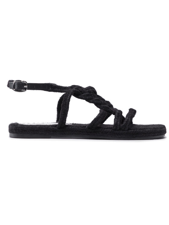 Manebi Manebi Espadrilles Rope Sandals F 7.6 Y0 Schwarz
