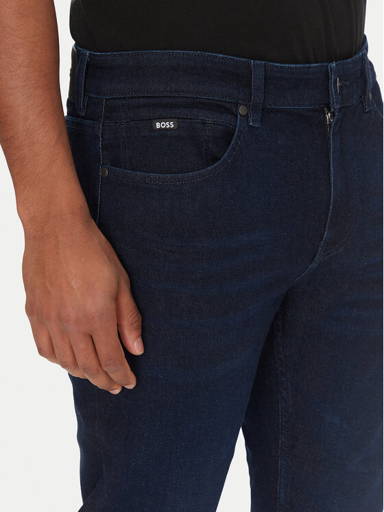 BOSS BOSS Džinsai H-Delaware 50523239 Tamsiai mėlyna Slim Fit