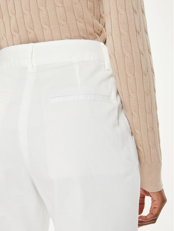 Gant Gant Chino-püksid 4150261 Valge Slim Fit