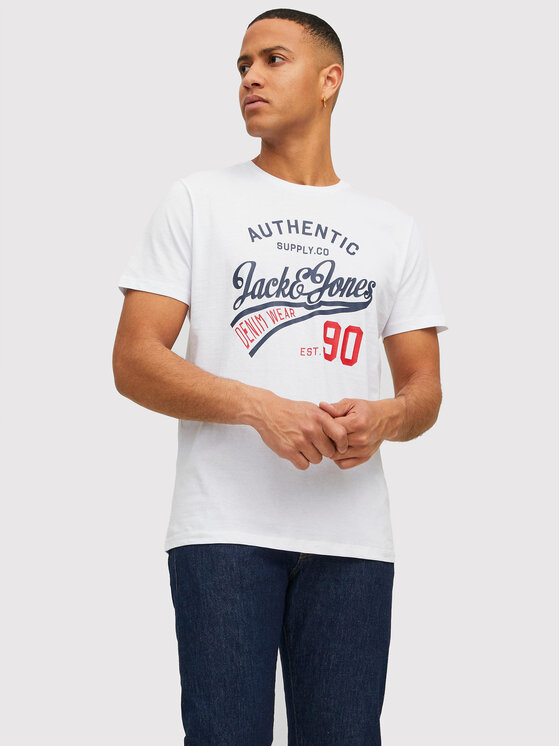 Jack & Jones Jack & Jones Komplet t-shirtów Ethan 12221269 Kolorowy Regular Fit