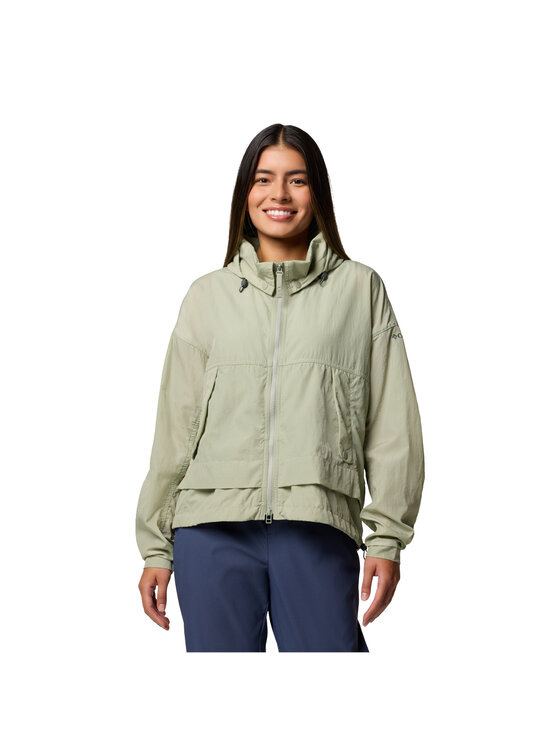Columbia Columbia Kurtka przejściowa Columbia Paracutie II Windbreaker Jacket Zielony Regular Fit