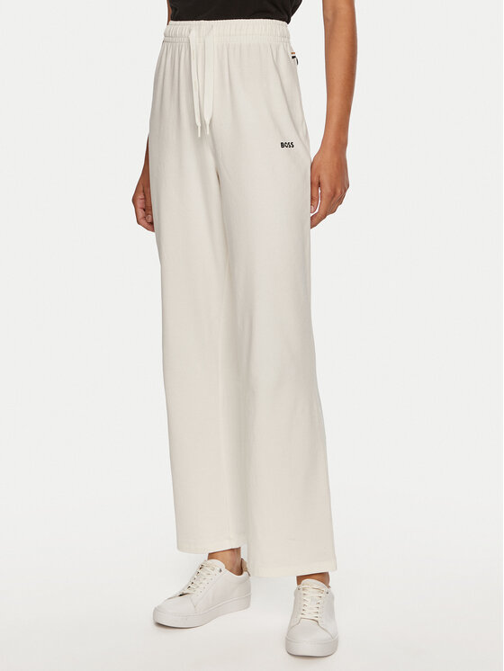 BOSS Boss Jogginghose 50520148 Écru Relaxed Fit