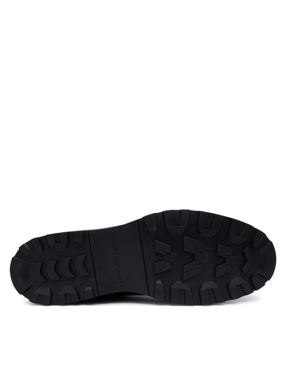 Tommy Hilfiger Tommy Hilfiger Μποτίνια Corporate W FM0FM05606 Μαύρο