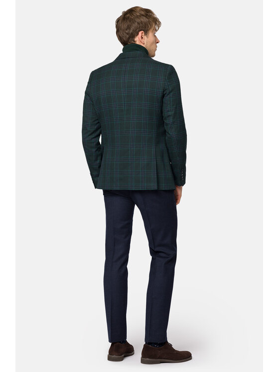 Lancerto Lancerto Marynarka Rochefort MA131223000004 Zielony Slim Fit