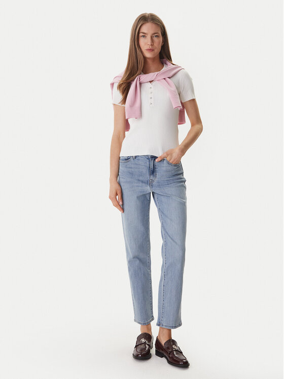 DKNY DKNY Polokošeľa DJ6R0236 Écru Regular Fit