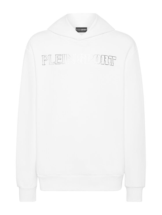 Plein Sport Plein Sport Bluza 13113 Biały Regular Fit