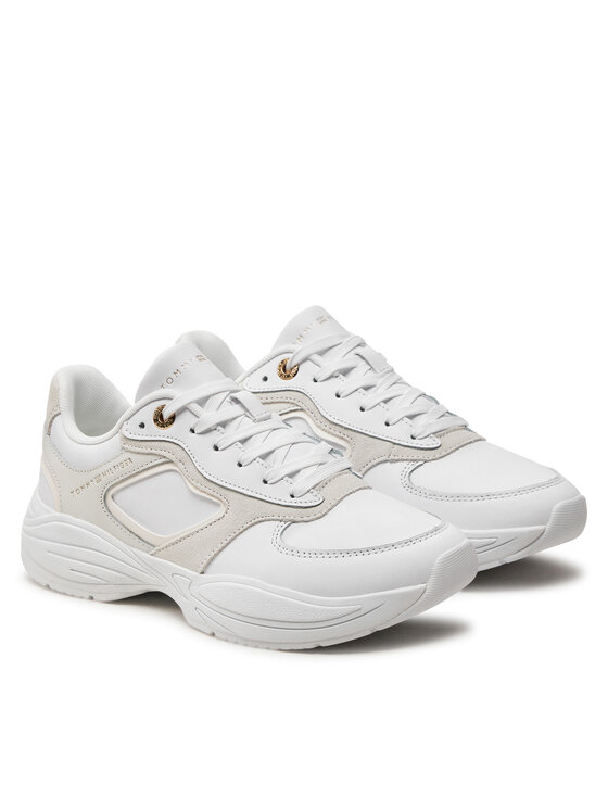 Tommy Hilfiger Tommy Hilfiger Sneakers Hilfiger Chunky Runner FW0FW07996 Weiß