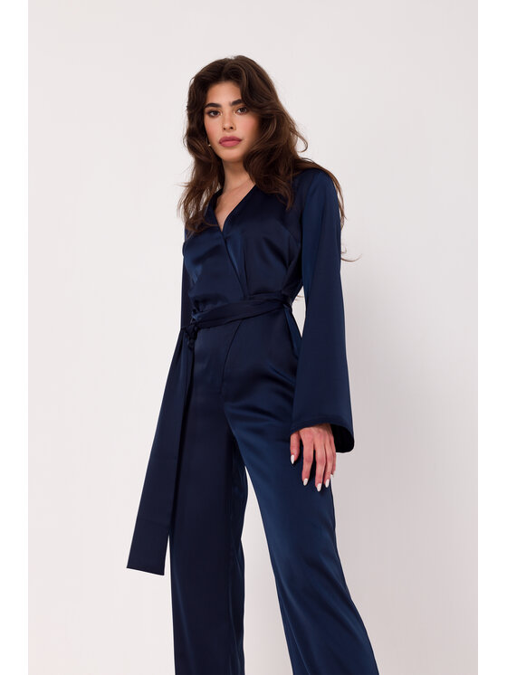 Makover Makover Overal K171 Tmavomodrá Modern Fit