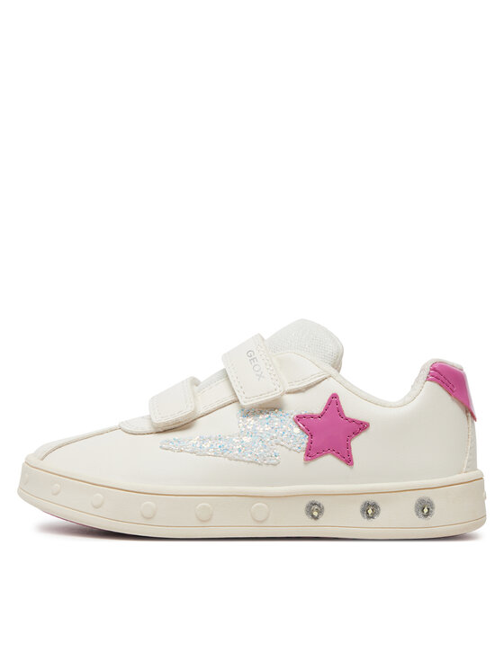 Geox Geox Αθλητικά J Skylin Girl J458WA 000BC C0563 S Εκρού