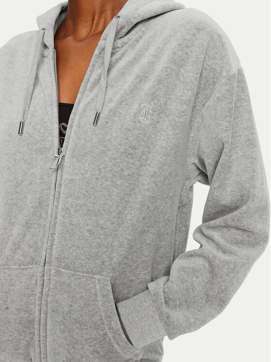 Juicy Couture Juicy Couture Bluza Halan JCWAS24342 Szary Oversize