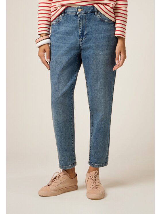 Oltre Oltre Jeans P579R108582N024 Turchese Boy Fit