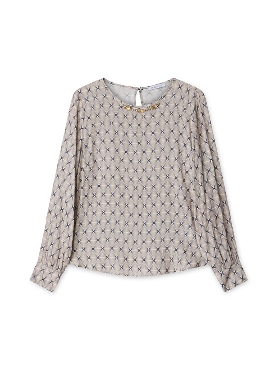 Motivi Motivi Blusa 2009Q001907N0S1 Grigio Regular Fit