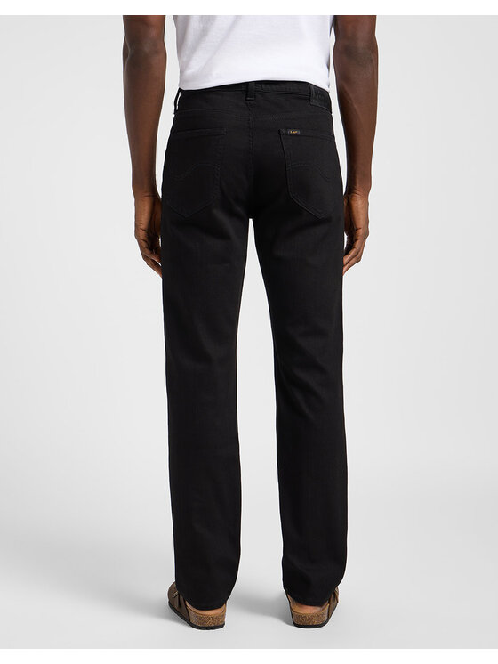 Lee Lee Jeansy 5401139192584 Czarny Regular Fit