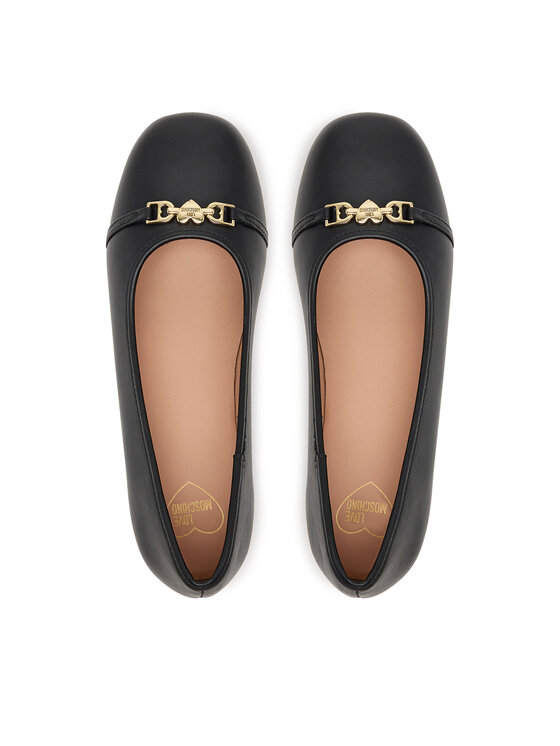 LOVE MOSCHINO LOVE MOSCHINO Baleriny JA11081G1NIE000038 Czarny