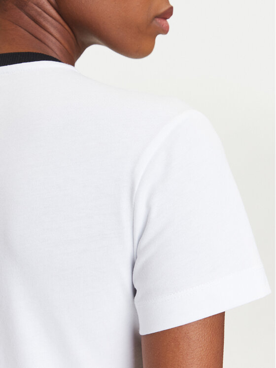 Karl Lagerfeld Jeans Karl Lagerfeld Jeans T-Shirt A3W17051 Weiß Slim Fit