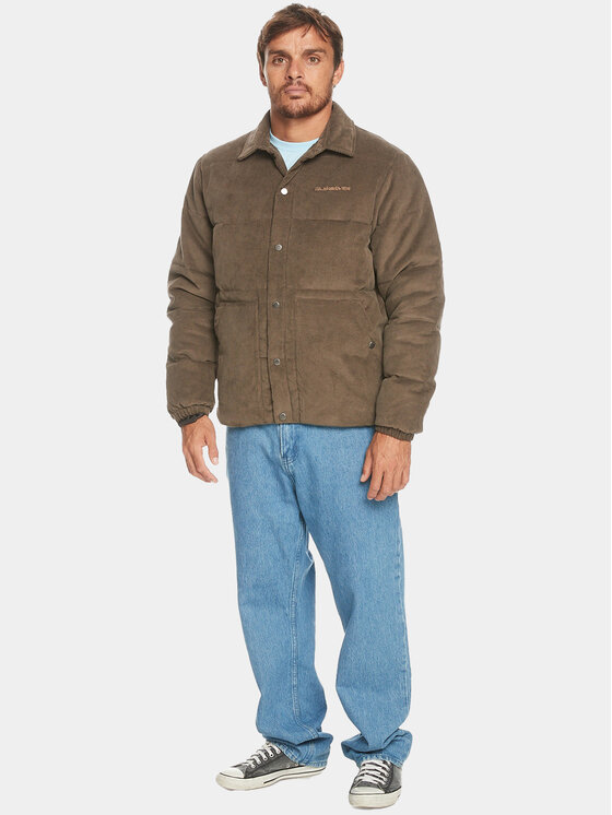 Quiksilver Quiksilver Bunda pro přechodné období Tibbermore Jckt EQYJK03984 Hnědá Regular Fit