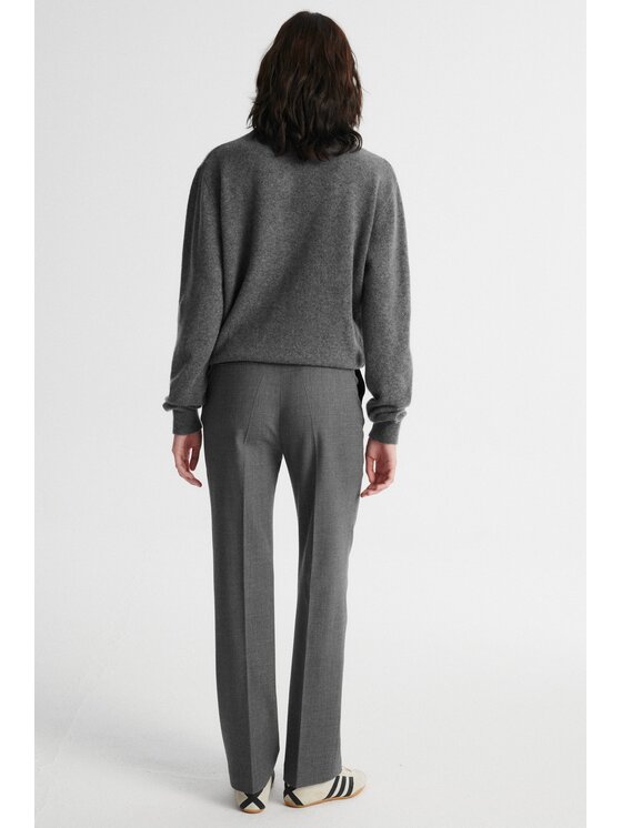 MARI PRETI MARI PRETI Spodnie materiałowe SERENE Szary Slim Fit