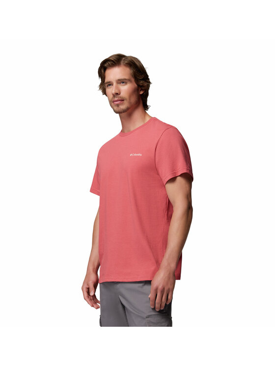 Columbia Columbia T-Shirt 215502 Różowy Regular Fit