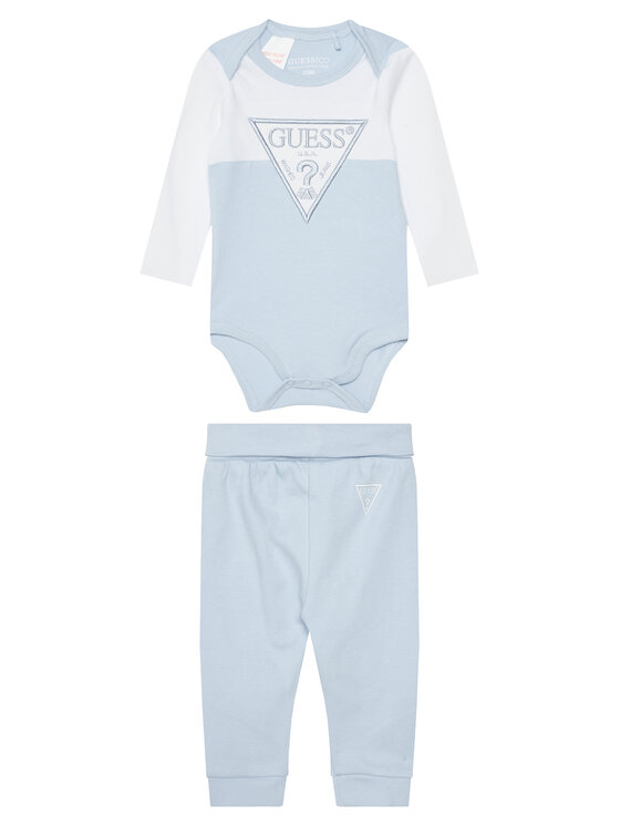 Guess Guess Komplekti kuulub bodi ja püksid H5YW08 J1314 Sinine Regular Fit