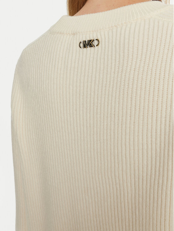 MICHAEL Michael Kors MICHAEL Michael Kors Sweter MF460YPF2G Écru Relaxed Fit