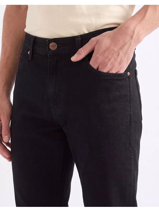 Wrangler Wrangler Jeansy REDFORD Czarny Straight Leg