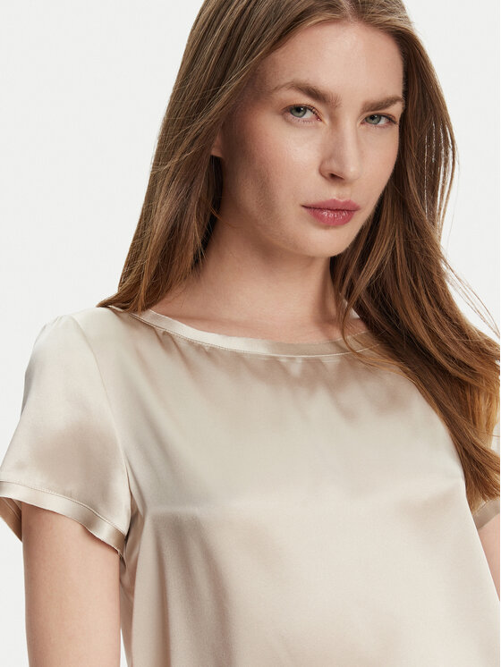 MAX&Co. MAX&Co. Bluzka 2516111063200 Beżowy Regular Fit
