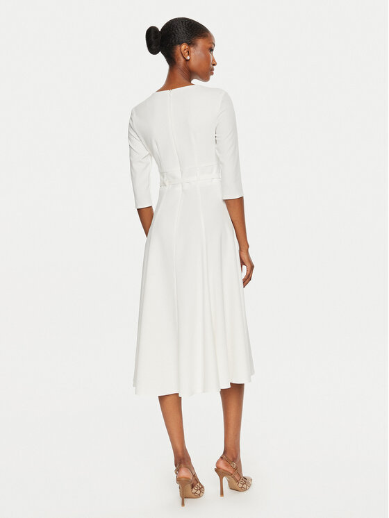 Rinascimento Rinascimento Vestito da giorno CFC0120015003 Bianco Regular Fit