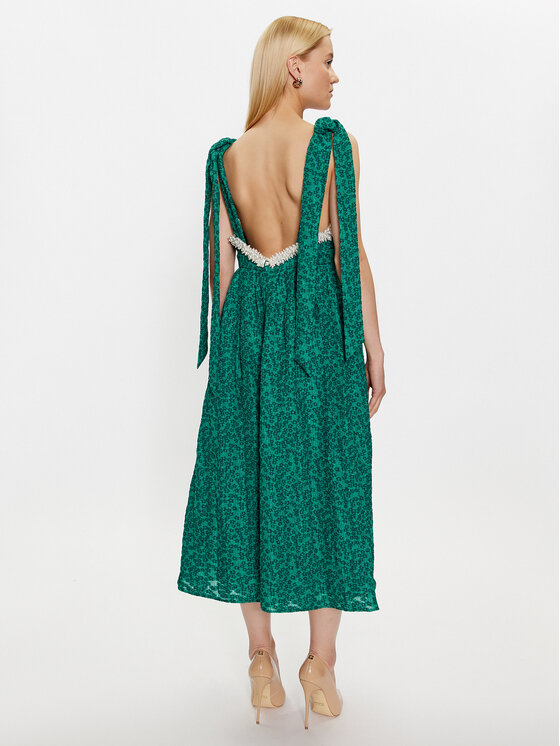 Custommade Custommade Koktel haljina 999396475 Zelena Regular Fit