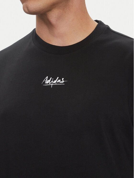 adidas adidas T-shirt Lounge Still Life Lemons Graphic JN7367 Nero Regular Fit
