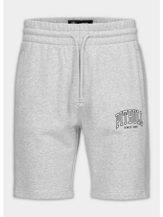 PITBULL PITBULL Szorty sportowe BADGER Szary Regular Fit