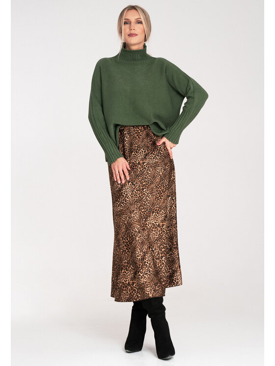 FIGL FIGL Πουλόβερ M1101 Πράσινο Loose Fit