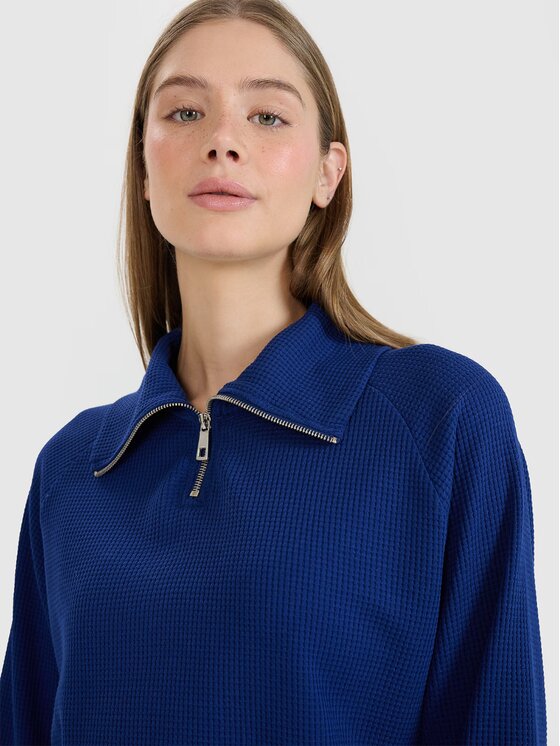 4F 4F Bluza 4FRSS25TSWSF2151-31S Niebieski Oversize