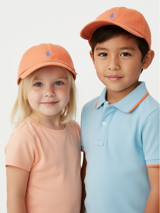 Polo Ralph Lauren Polo Ralph Lauren Kepurė su snapeliu 323785653065 Oranžinė
