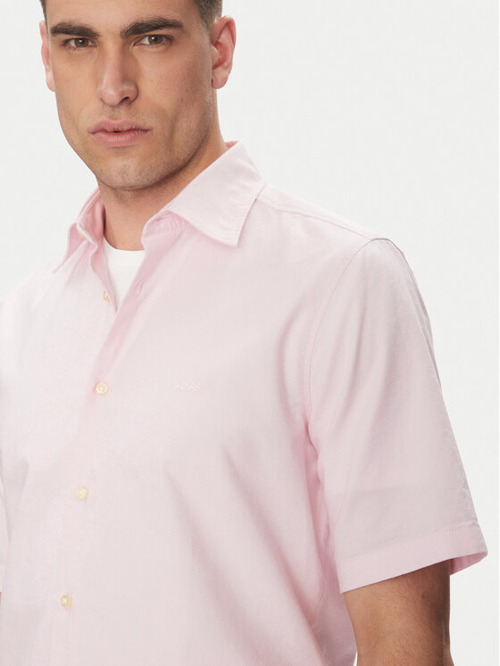 BOSS BOSS Cămașă Rash_2 50537332 Roz Regular Fit