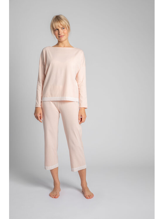 LaLupa LaLupa Piżama LA142 Fioletowy Comfort Fit