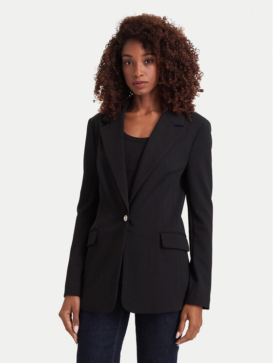Guess Guess Marynarka W6YN08 K4326 Czarny Regular Fit