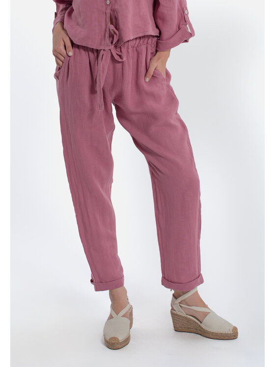 ACANFORA ACANFORA Pantaloni invernali 3780-CIP Rosa Regular Fit