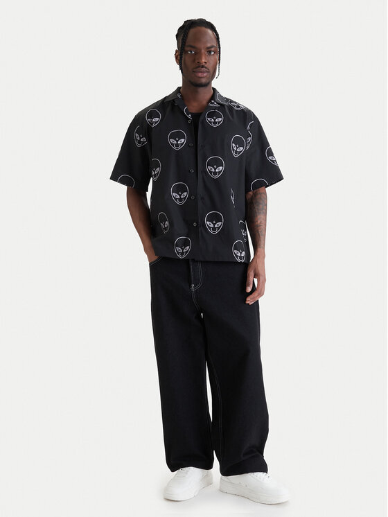 HUGO HUGO Košeľa Eligino 50560698 Čierna Relaxed Fit