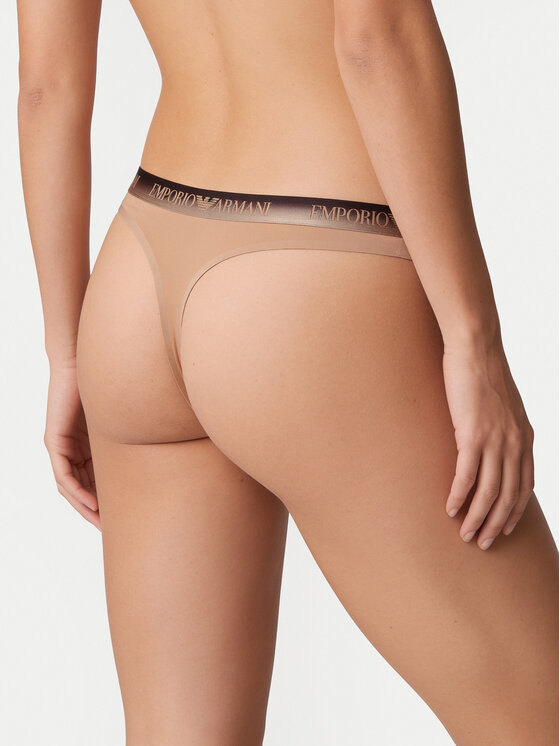 Emporio Armani Underwear Emporio Armani Underwear Komplet stringów EW000402 AF25572 U4134 Beżowy