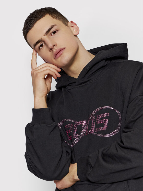 2005 2005 Felpa Unisex Forever Nero Regular Fit