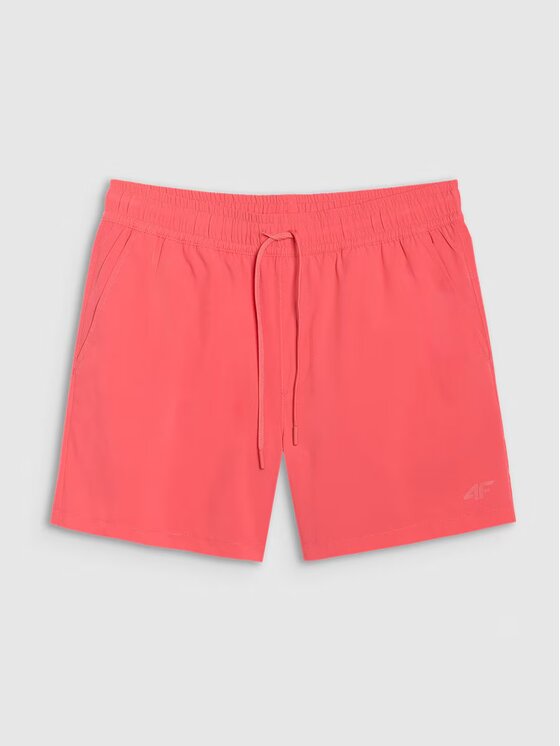 4F 4F Szorty plażowe 4FWSS25UBDSM134-63S Różowy Regular Fit