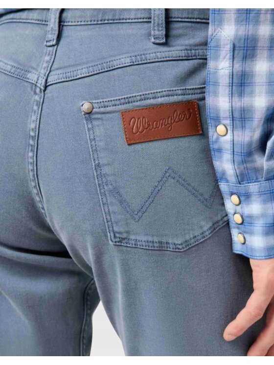 Wrangler Wrangler Jeansy Greensboro Szary Regular Fit
