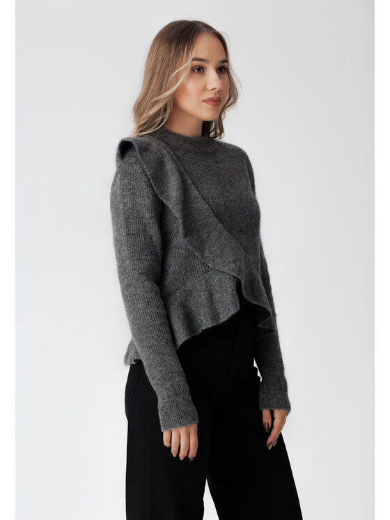LAURELLA LAURELLA Svetr 6TU060 Šedá Regular Fit
