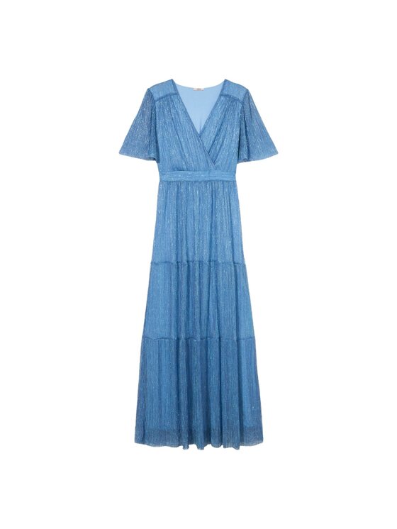 Oltre Oltre Abito da sera 7025J100867N009 Turchese A-Line Fit