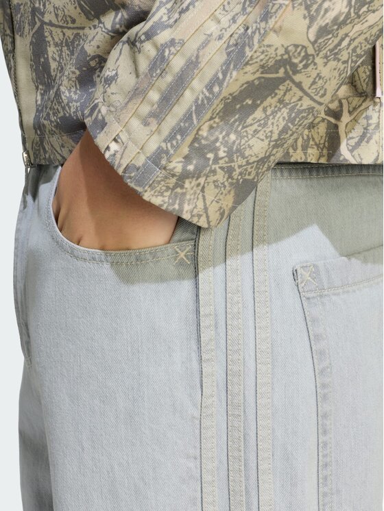 adidas adidas Jeansy 159460 Błękitny Loose Fit