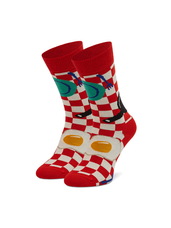 Șosete Înalte Unisex Happy Socks EBI01-4300 Roșu