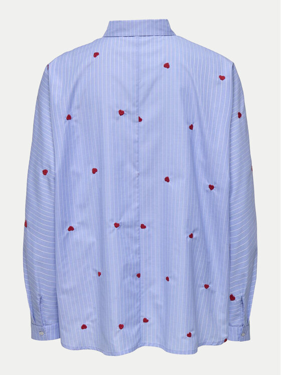 ONLY ONLY Koszula 15344336 Niebieski Box Fit